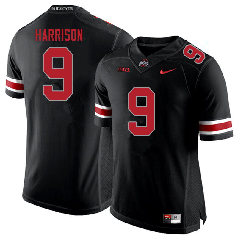 Ohio State Buckeyes #9 Zach Harrison College Football Jerseys Sale-Blackout